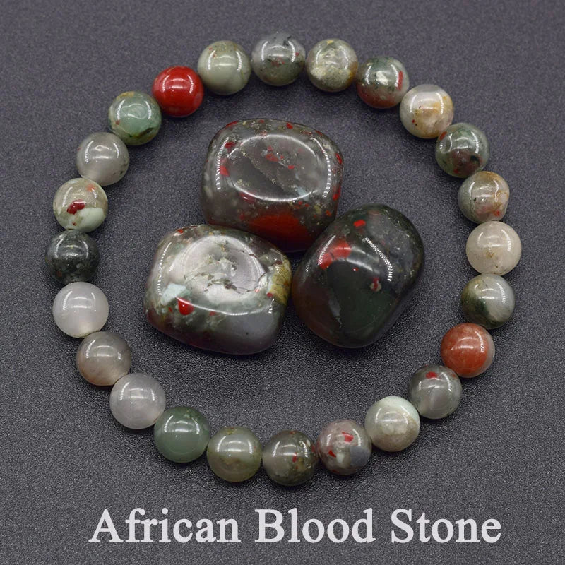 Natural Epidote Zoisite Stone Bracelet "Collection3"