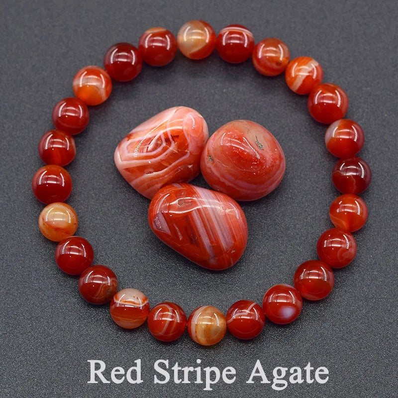Natural Epidote Zoisite Stone Bracelet "Collection3"