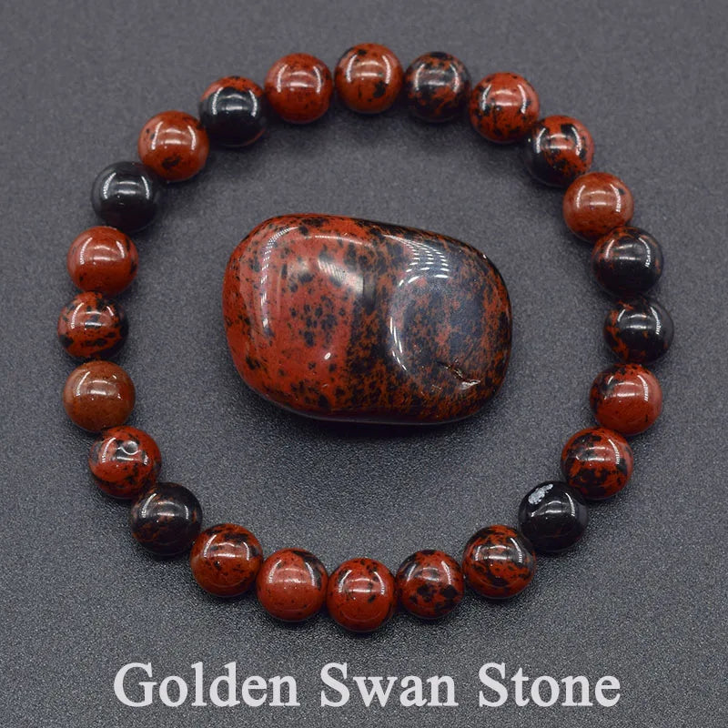 Natural Epidote Zoisite Stone Bracelet "Collection3"