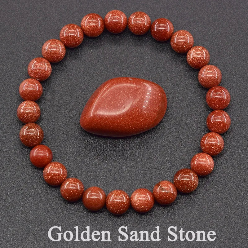 Natural Epidote Zoisite Stone Bracelet "Collection3"