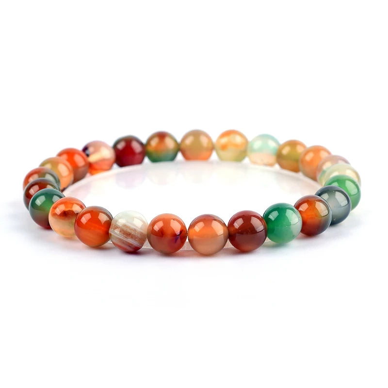 Natural Stone Bracelet, Agate