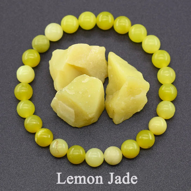 Natural Epidote Zoisite Stone Bracelet "Collection1"