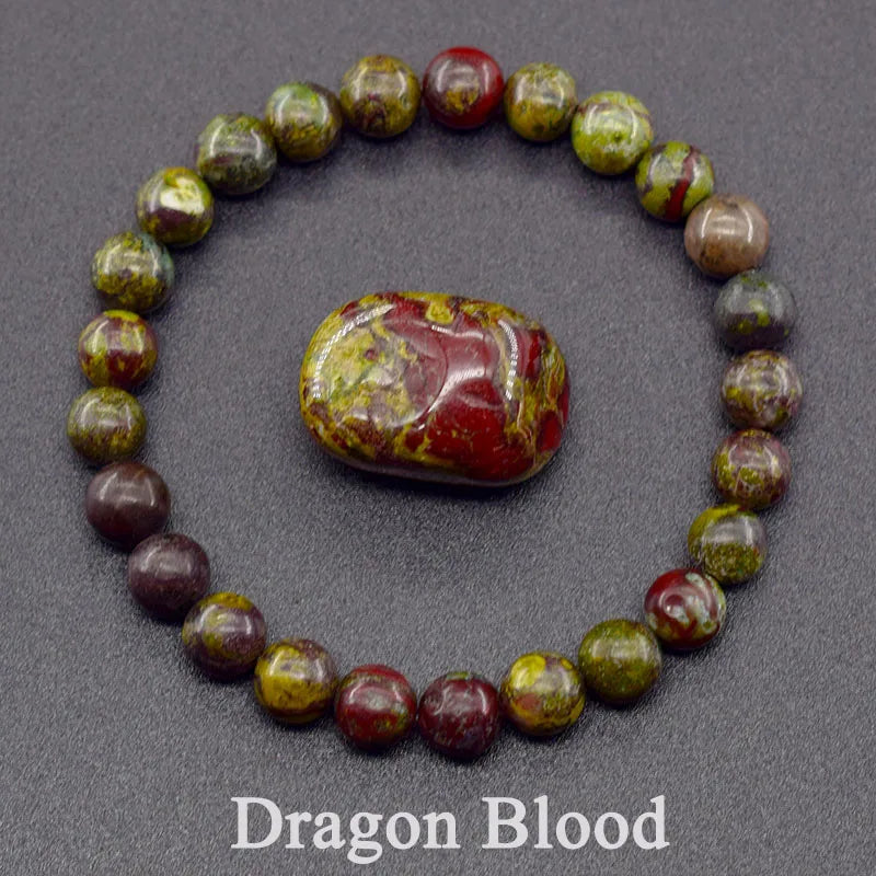Natural Epidote Zoisite Stone Bracelet "Collection1"