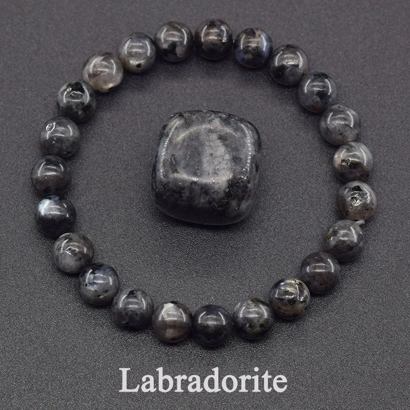 Natural Epidote Zoisite Stone Bracelet "Collection2"