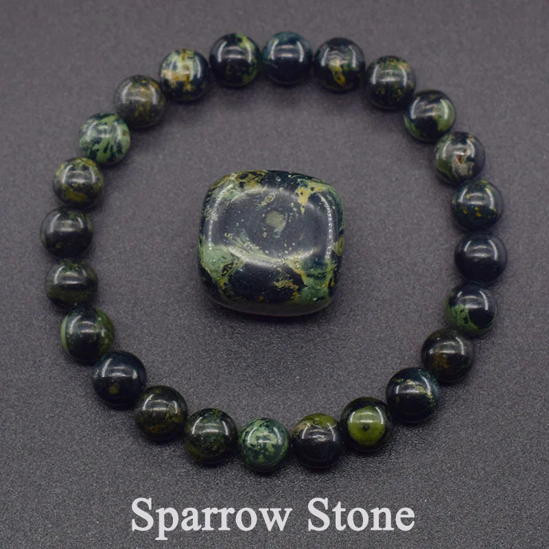 Natural Epidote Zoisite Stone Bracelet "Collection2"