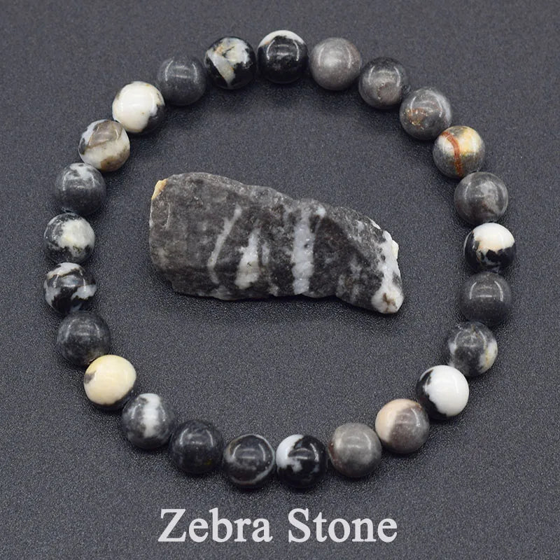 Natural Epidote Zoisite Stone Bracelet "Collection2"