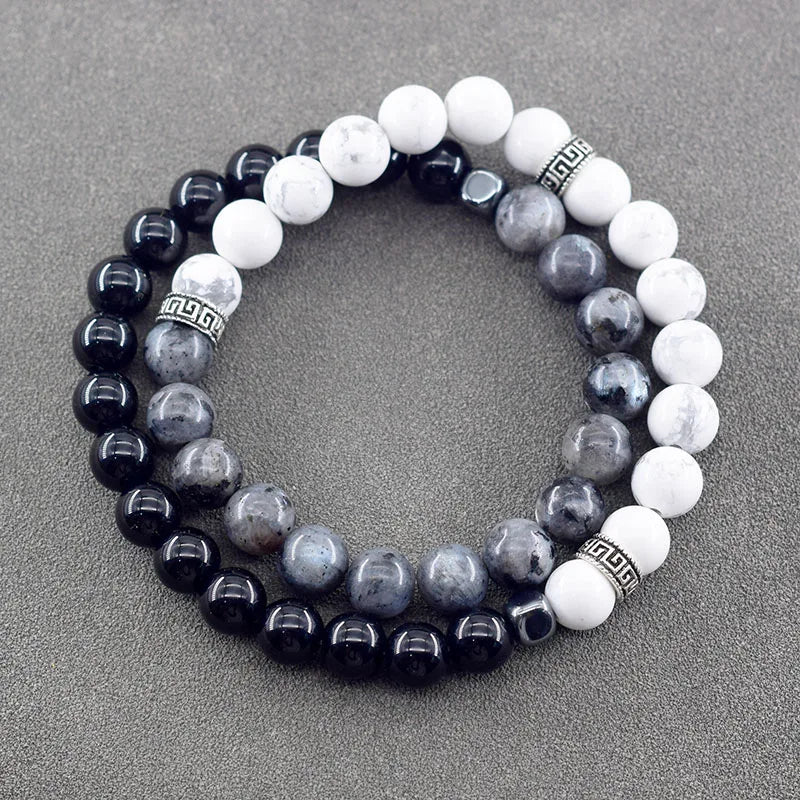 Natural Stone Bracelet, Volcano Lava