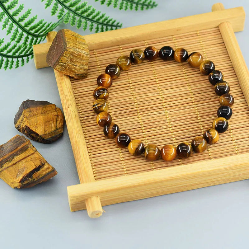 Natural Epidote Zoisite Stone Bracelet "Collection3"