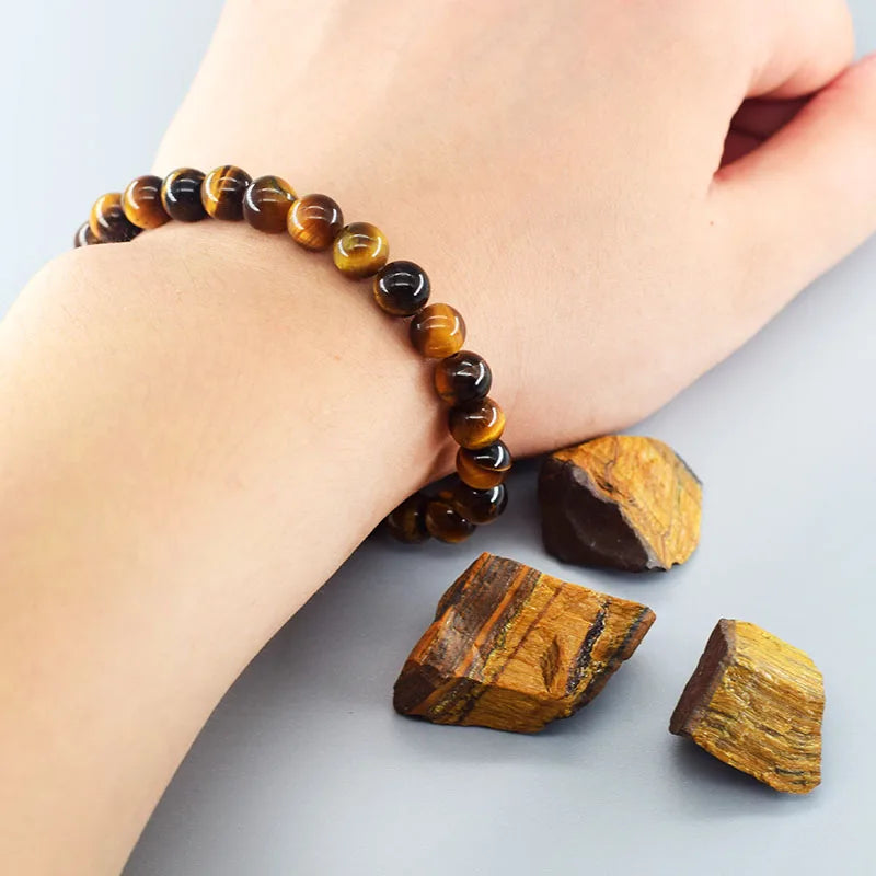 Natural Epidote Zoisite Stone Bracelet "Collection3"