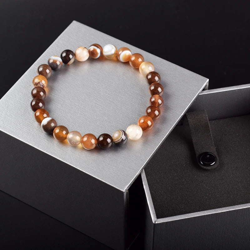 Natural Stone Bracelet, Agate