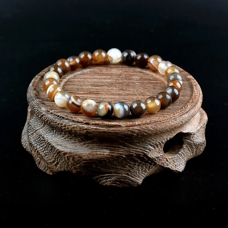 Natural Stone Bracelet, Agate