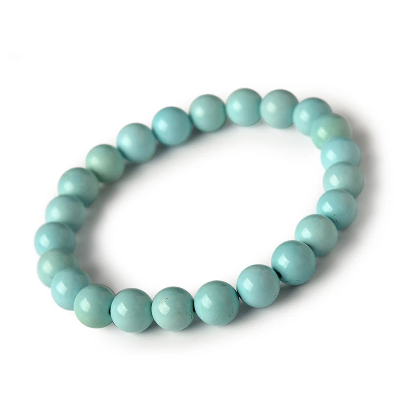 Natural Stone Bracelet, Green Turquoise