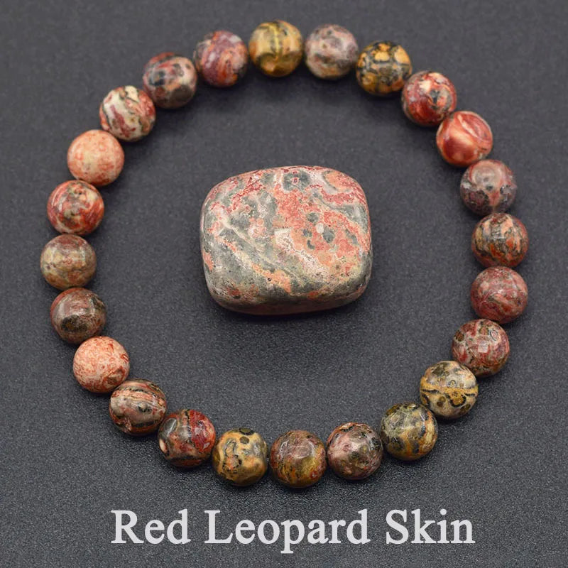 Natural Epidote Zoisite Stone Bracelet "Collection4"