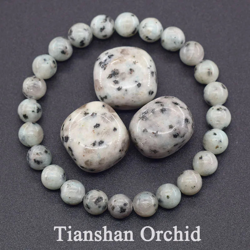 Natural Epidote Zoisite Stone Bracelet "Collection4"