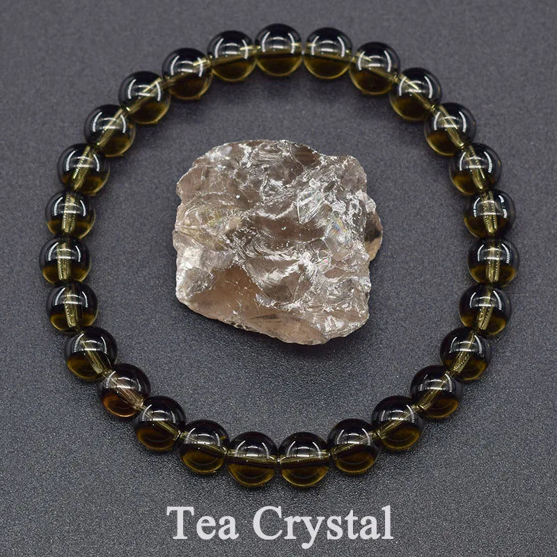 Natural Epidote Zoisite Stone Bracelet "Collection4"