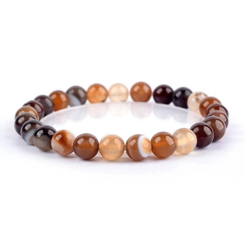 Natural Stone Bracelet, Agate