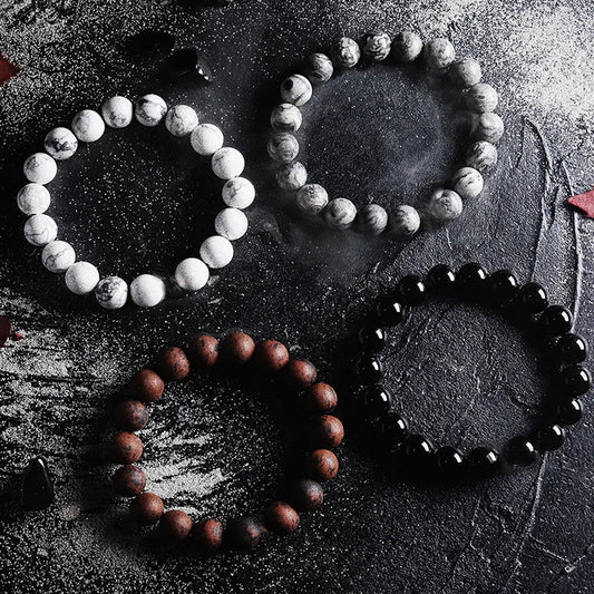 Natural Stone Bracelet, Onyx