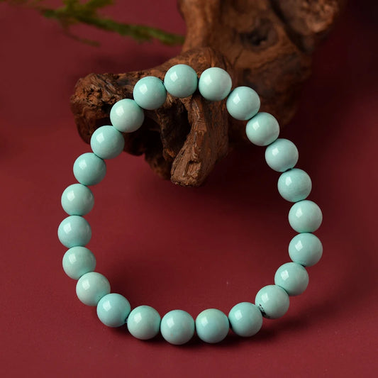 Natural Stone Bracelet, Green Turquoise